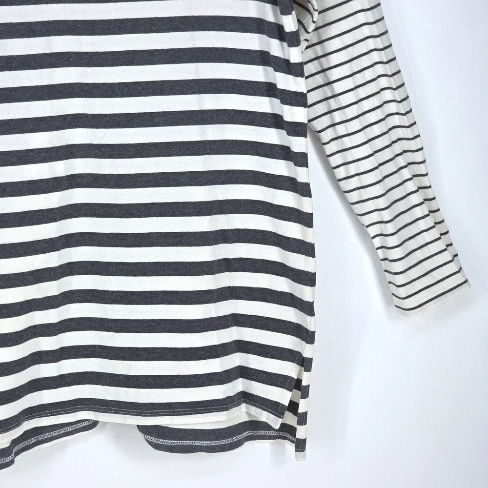 Matilda Jane Just Imagine Marcelle Boat Neck Womens Medium Striped Nautical Cozy